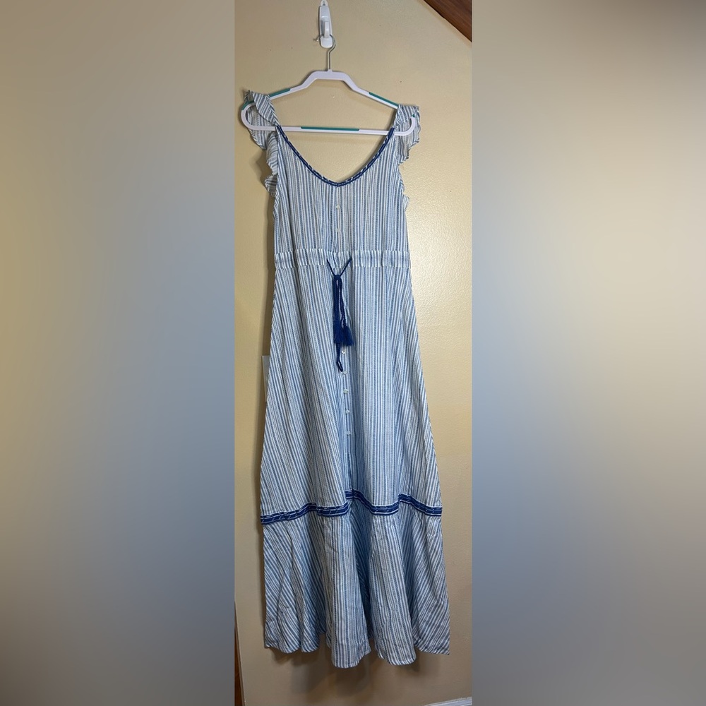 Raga Blue & White Maxi Dressβ Size M